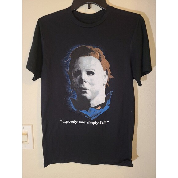 Halloween Michael Myers Shirt Size S Purely and Simply Evil NWT NEW - Picture 1 of 2